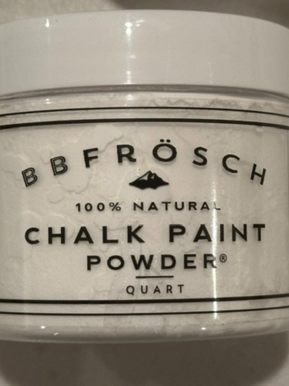 NEW (but older) B B Frosch 100% Natural Chalk Paint Powder (Quart)